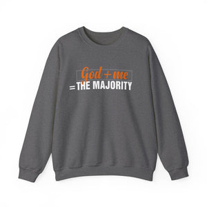 God plus me the majority - Crewneck Sweatshirt