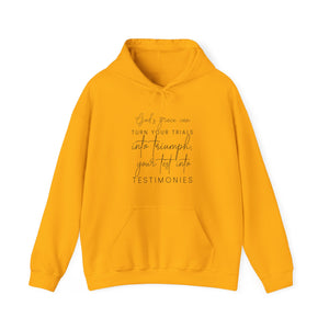 Gods grace can turn your trials into triumph - Unisex Hoodie