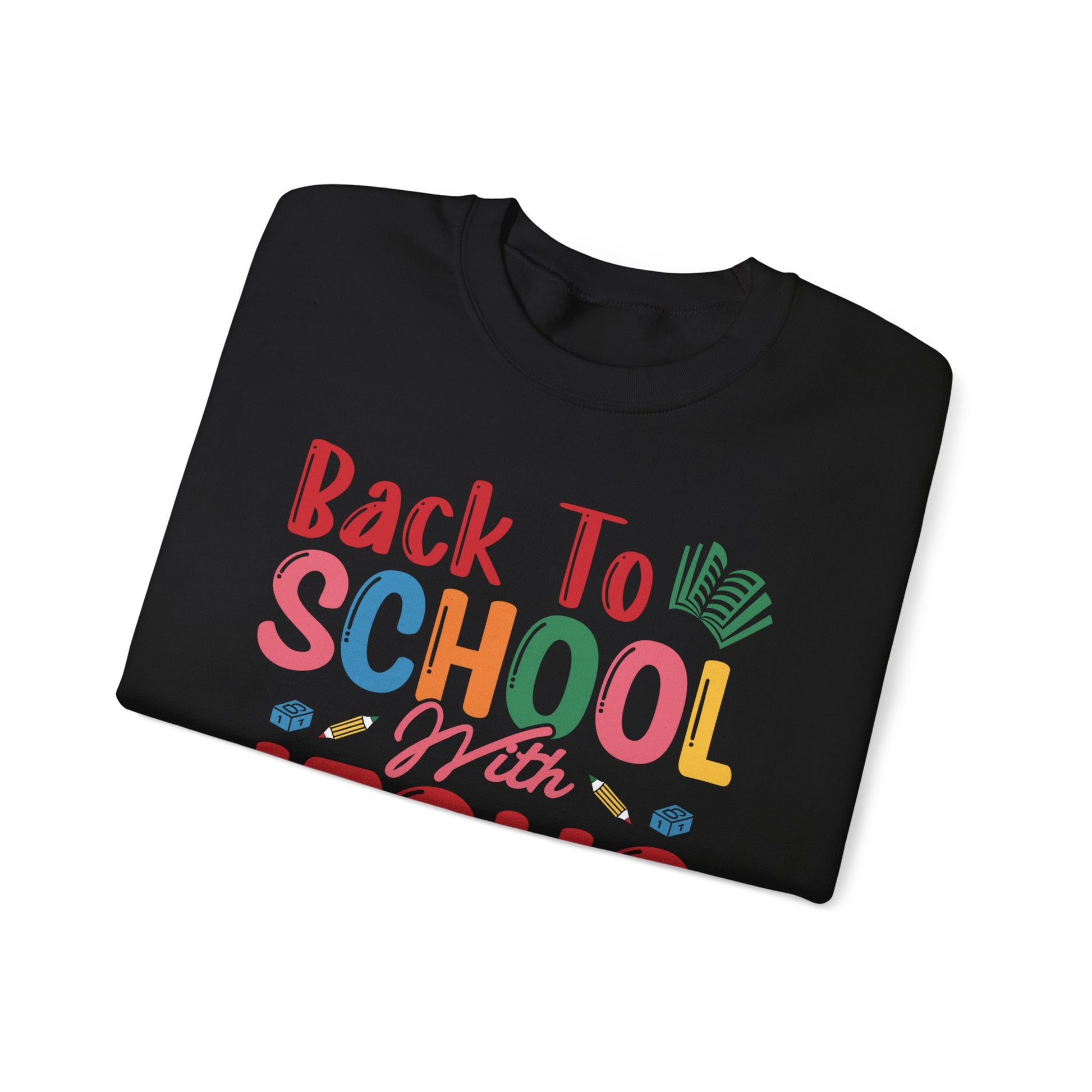 Back To School With Jesus On By Side -  - Unisex Heavy Blend™ Crewneck Sweatshirt