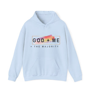 God plus me the majority - Unisex Hoodie