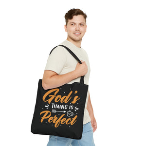 God's Timing Is Perfect - Tote Bag