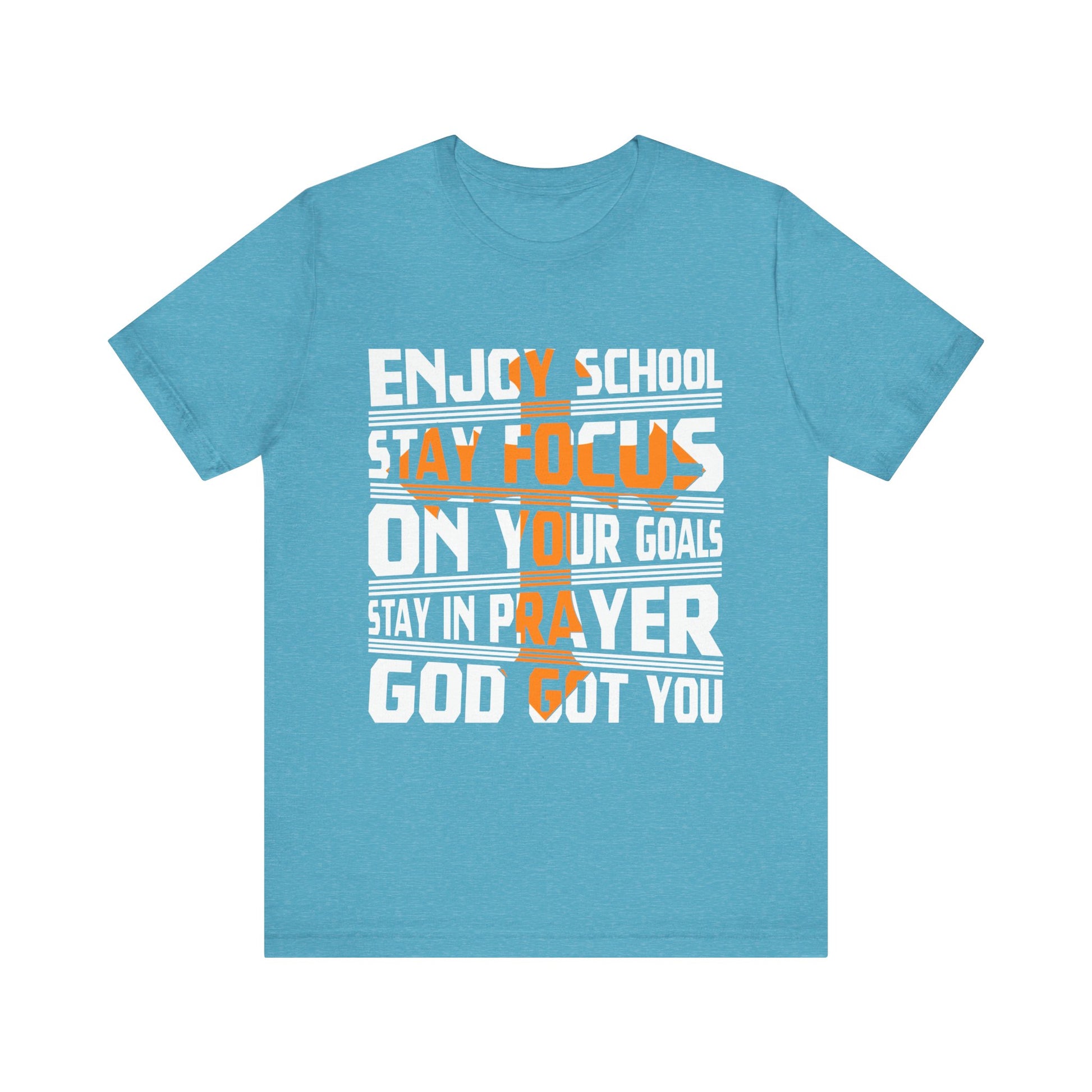 Enjoy School Stay Focused On Your Goals - Unisex Jersey Short Sleeve Tee