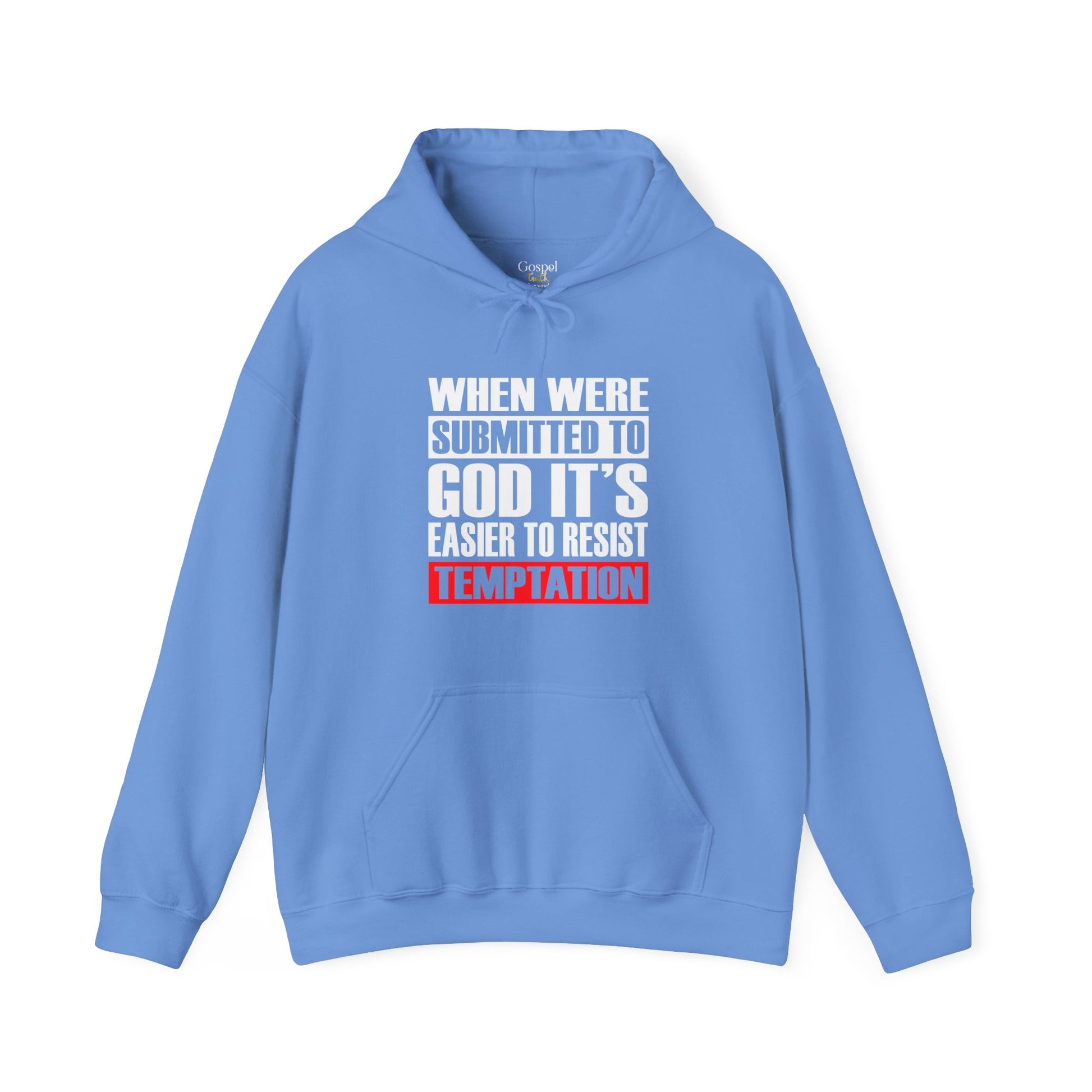 When We're Submitted To God Its Easier To Reset Temptation  - Unisex Hoodie