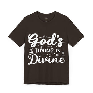 God's Timing Is Divine - Unisex Tee