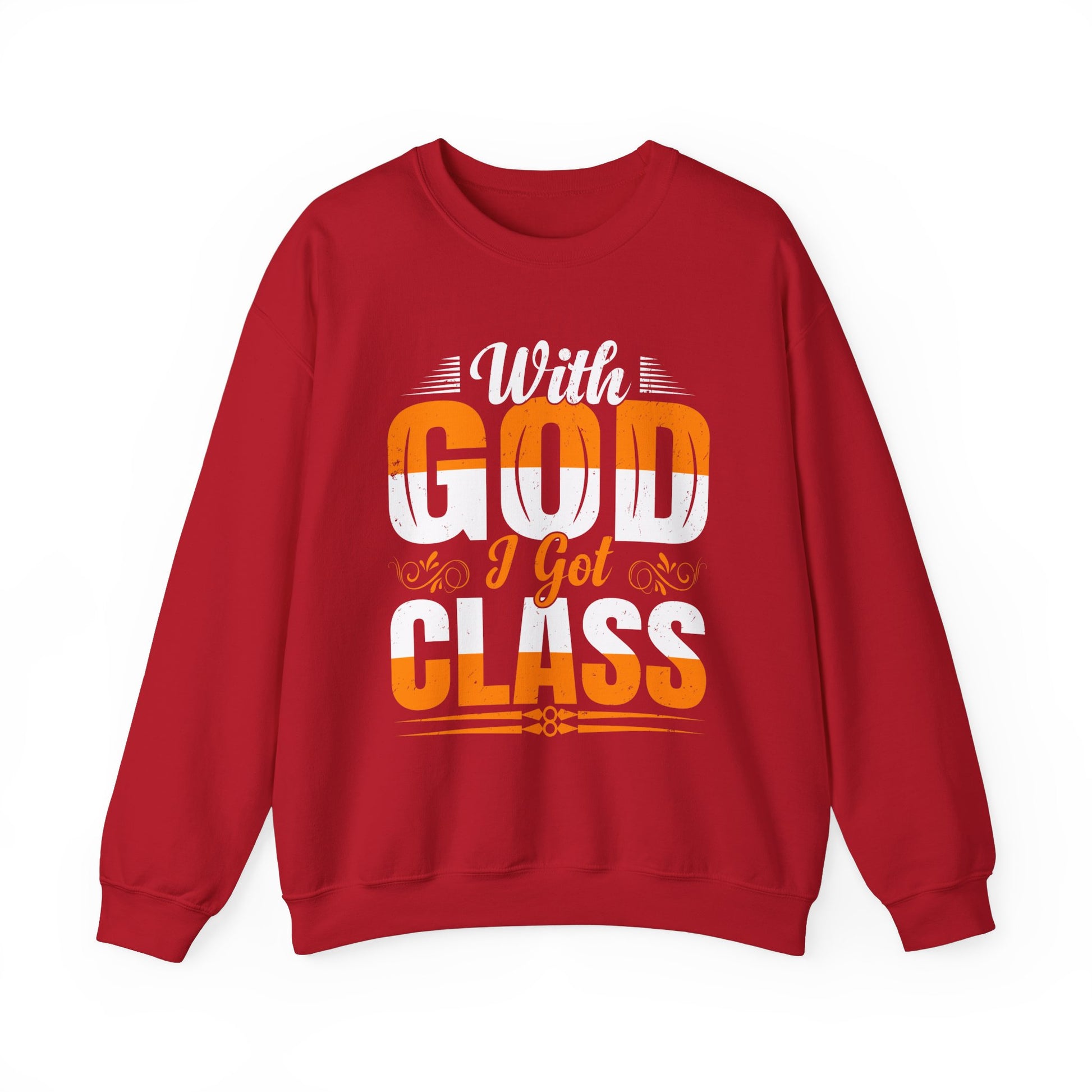 With God I Got Class - Unisex Heavy Blend™ Crewneck Sweatshirt