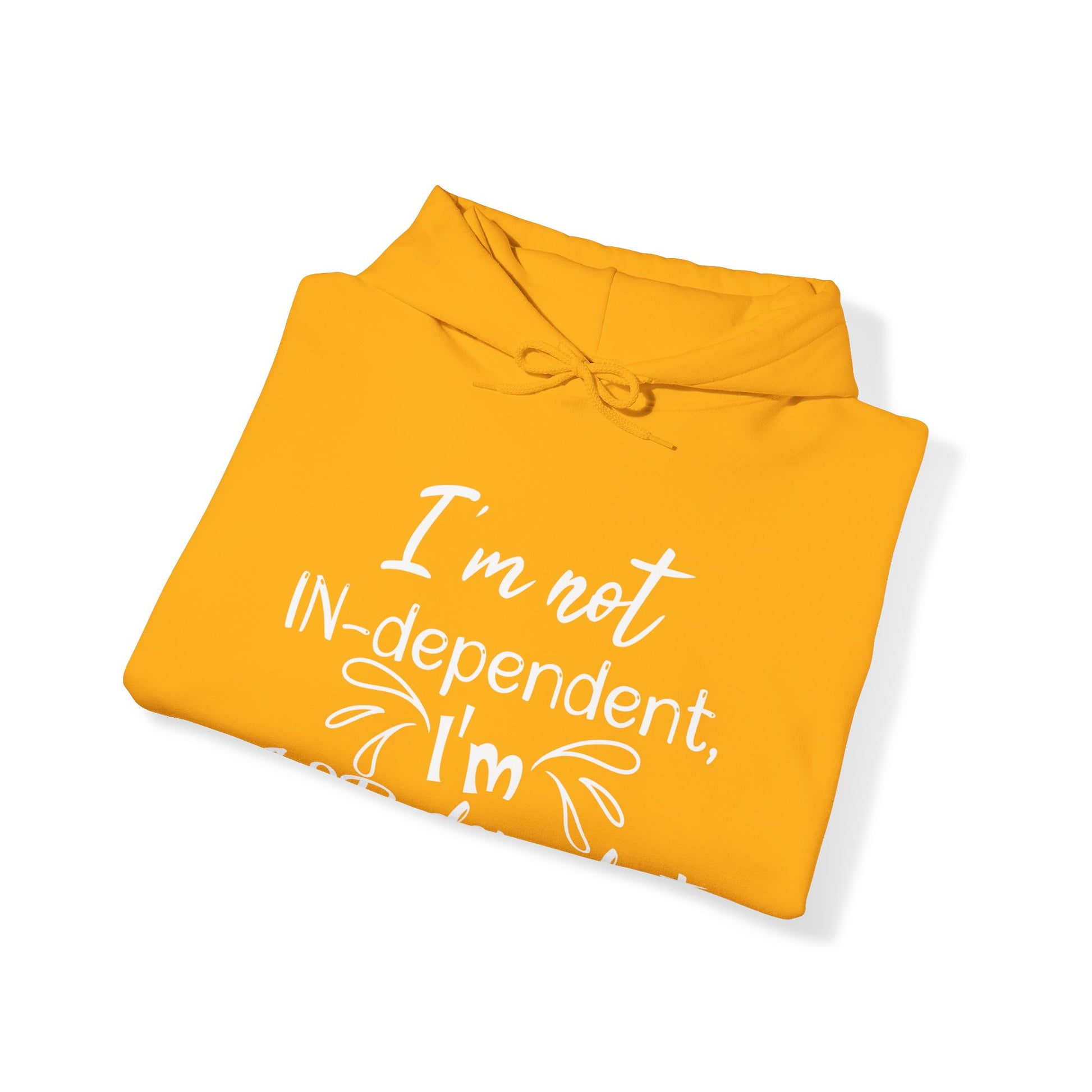 I'm not Independent I'm GOD dependent - Unisex Hoodie