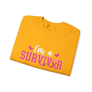 I'm a Survivor - Unisex Heavy Blend™ Crewneck Sweatshirt