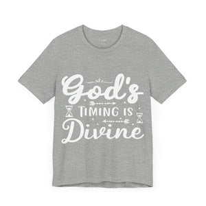 God's Timing Is Divine - Unisex Tee