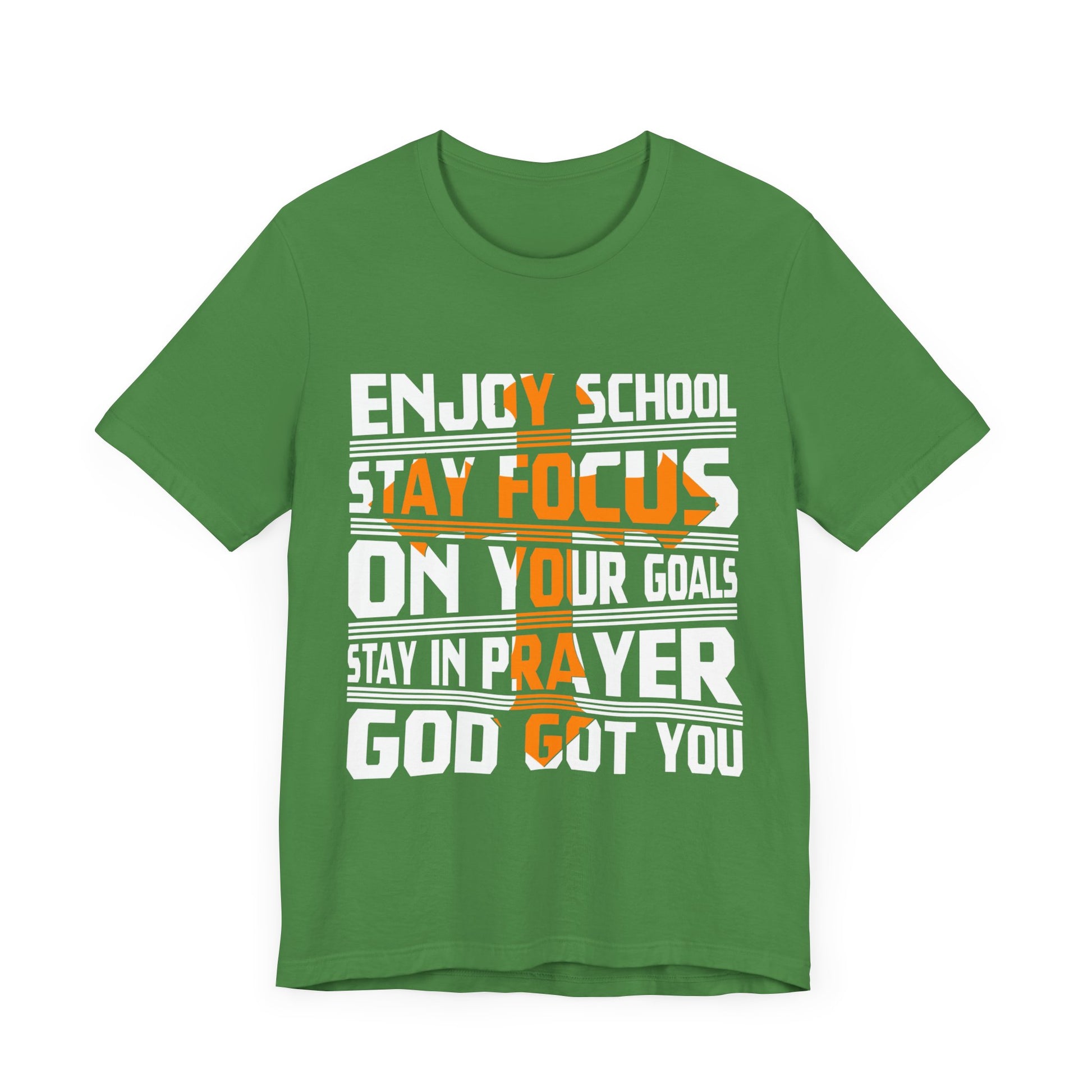 Enjoy School Stay Focused On Your Goals - Unisex Jersey Short Sleeve Tee