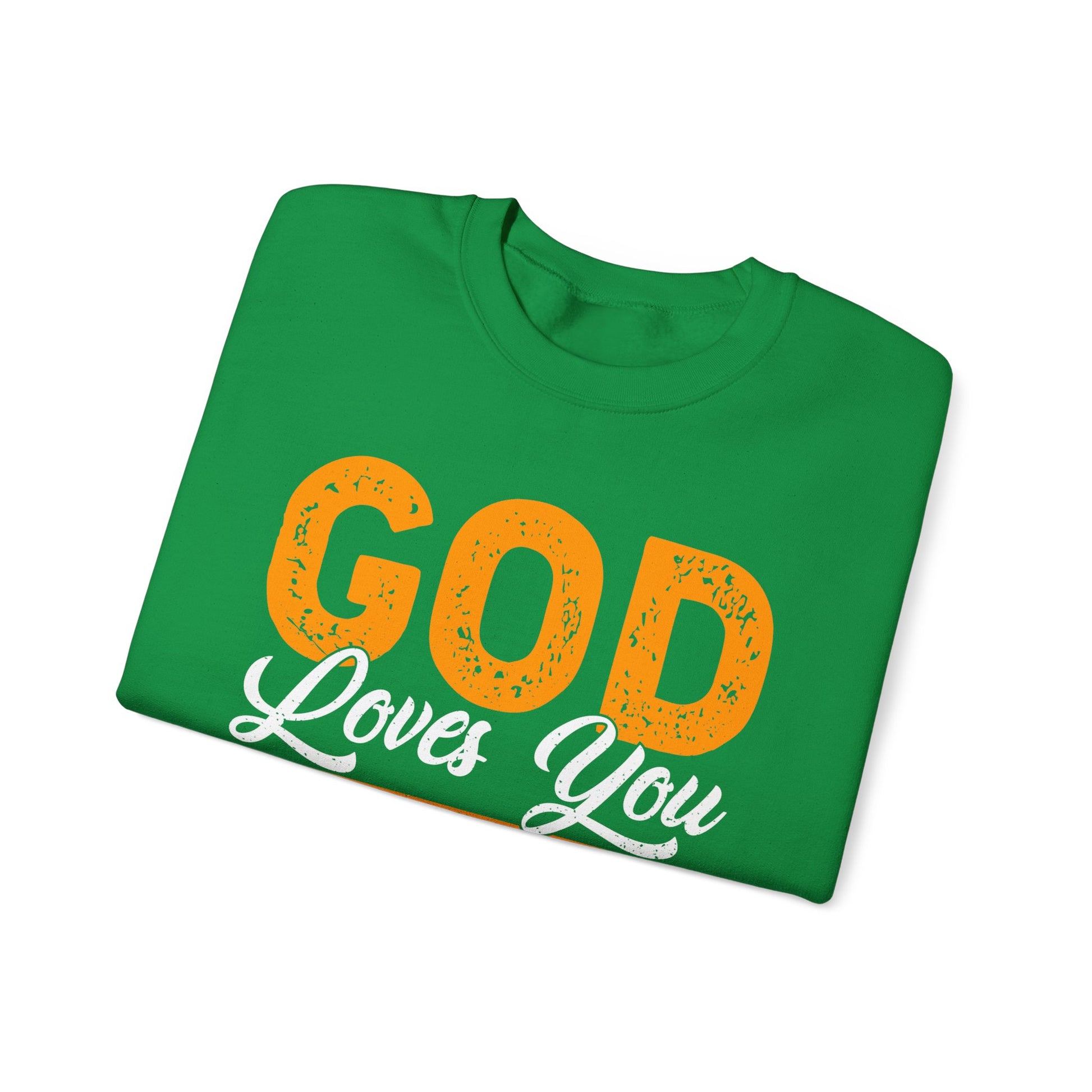 God Loves You, He'll Give Wisdom To Pass Your Classes - Unisex Heavy Blend™ Crewneck Sweatshirt