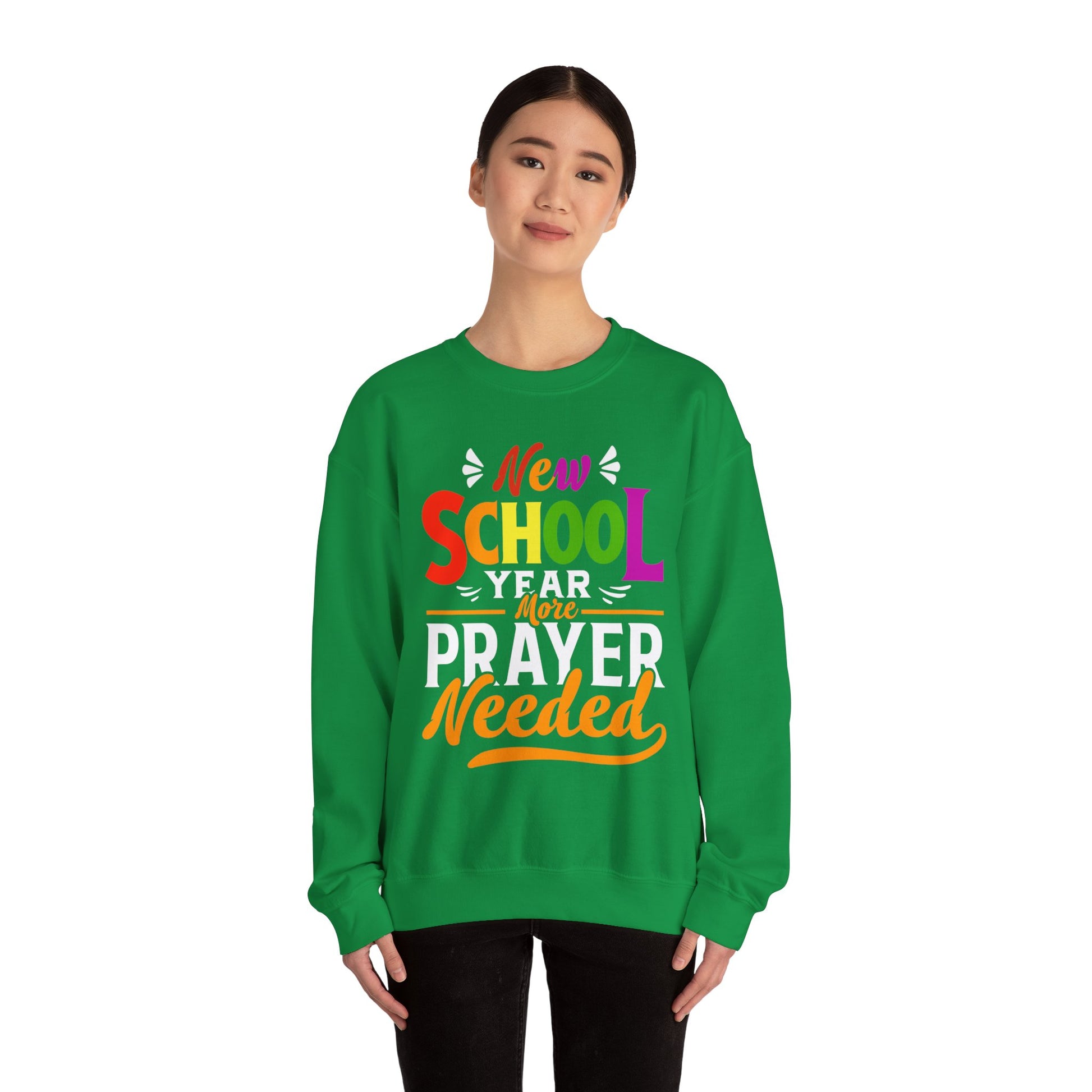 New School Year, More Prayer Needed - Unisex Heavy Blend™ Crewneck Sweatshirt