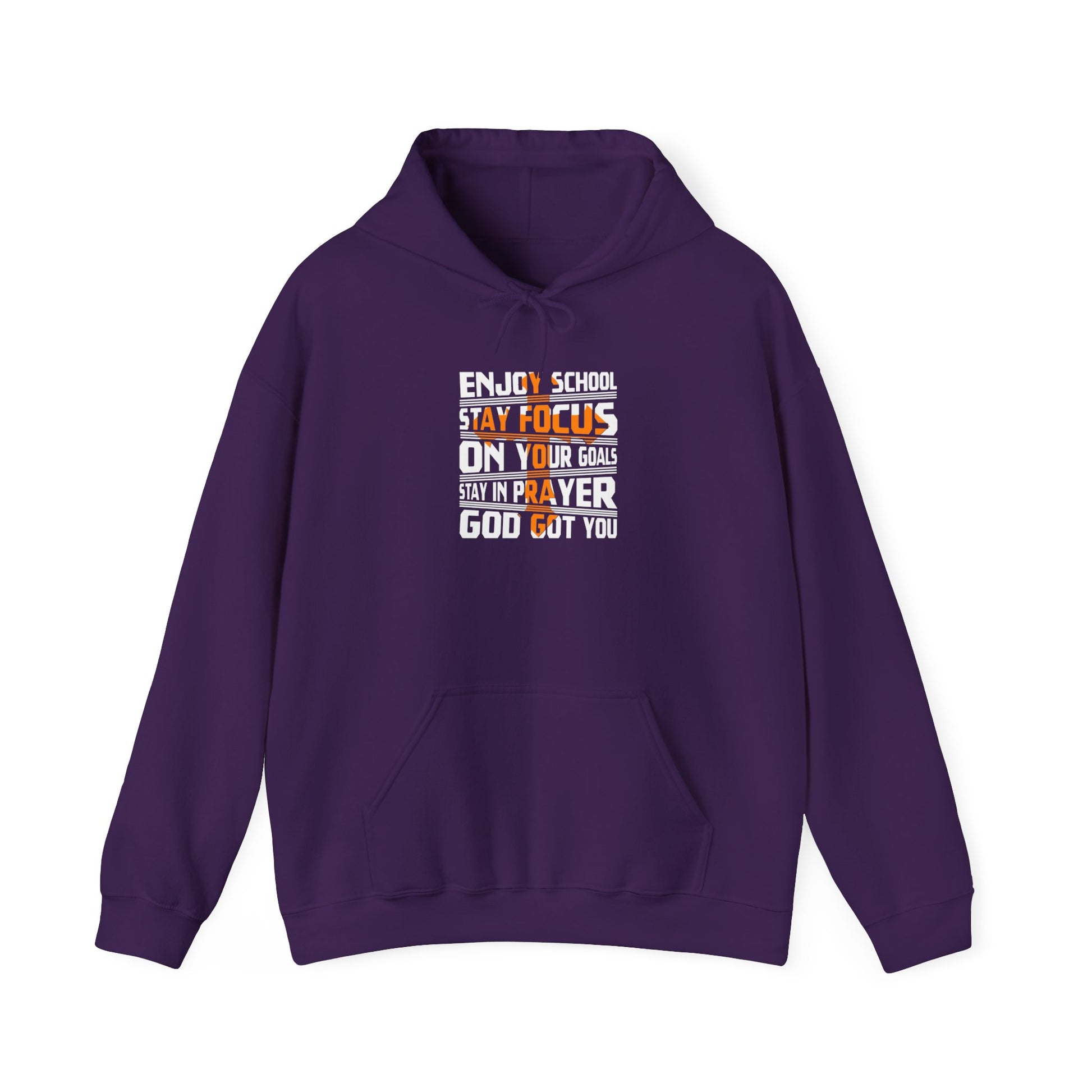 Enjoy School Stay Focused - Unisex Heavy Blend™ Hooded Sweatshirt