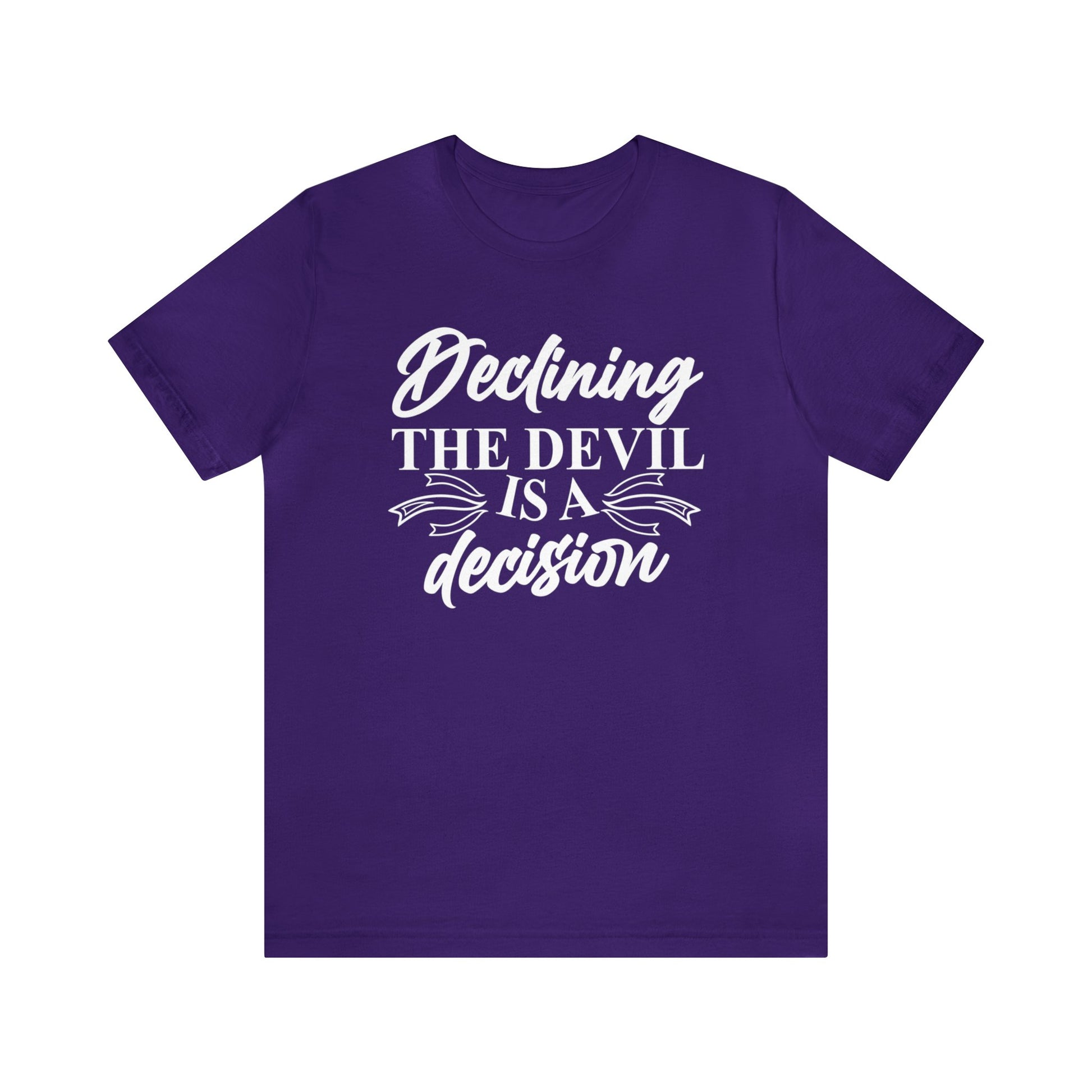 Declining the devil is - Unisex Tee