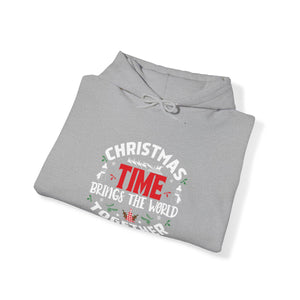 Christmas time Brings The World Together - Unisex Hoodie