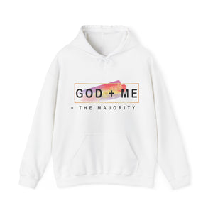 God plus me the majority - Unisex Hoodie