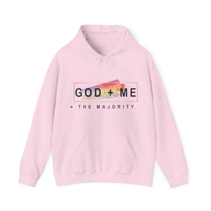 God plus me the majority - Unisex Hoodie