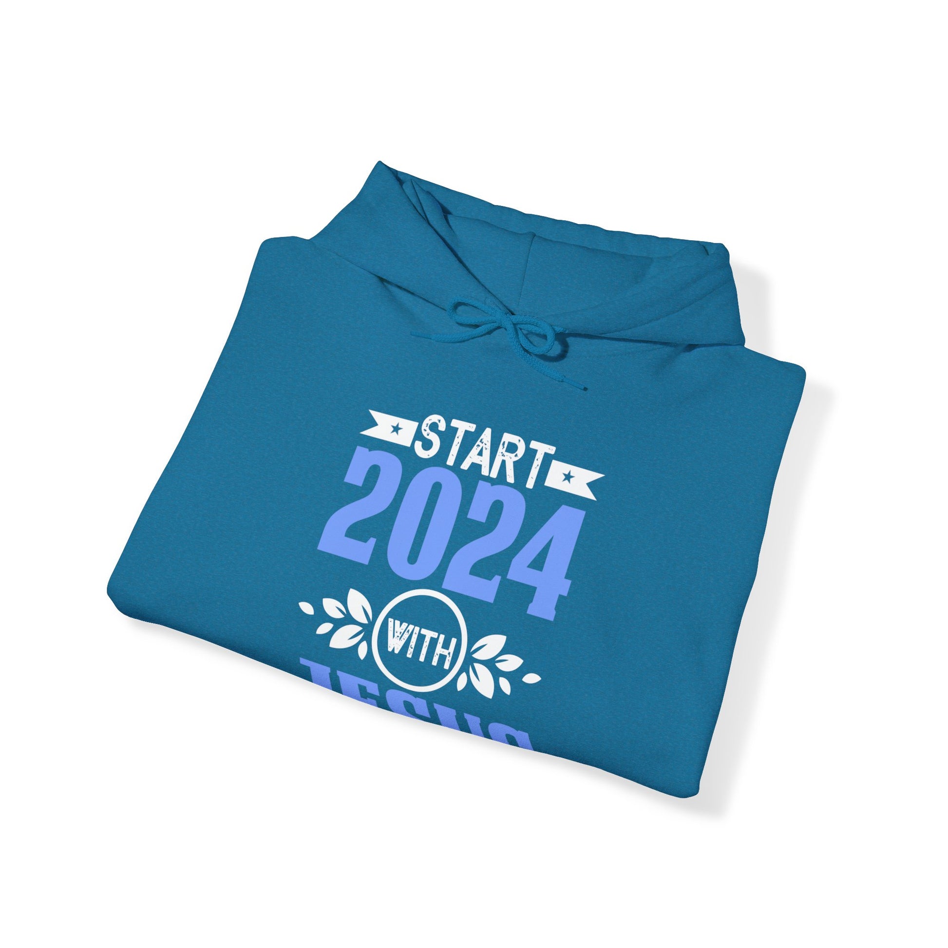 Start 2024 With Jesus - Unisex Hoodie