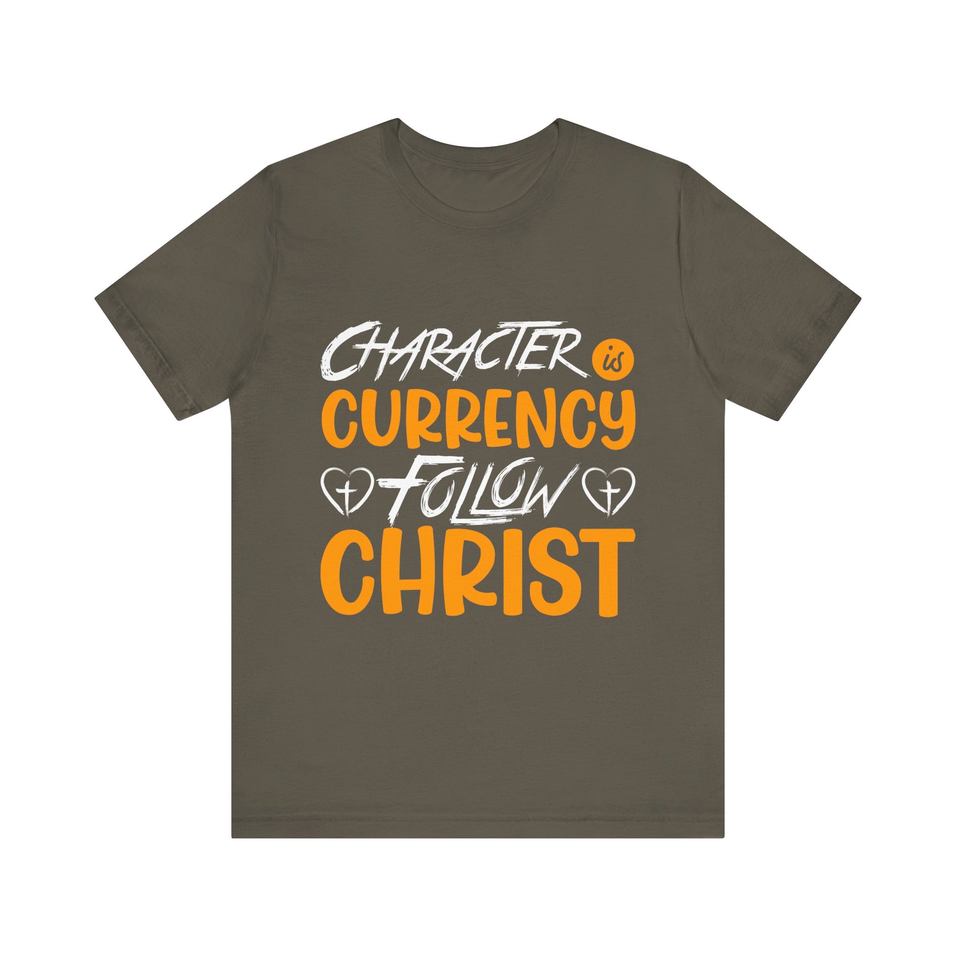 Character Currency Follow Christ - Unisex Jersey Short Sleeve Tee