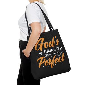 God's Timing Is Perfect - Tote Bag