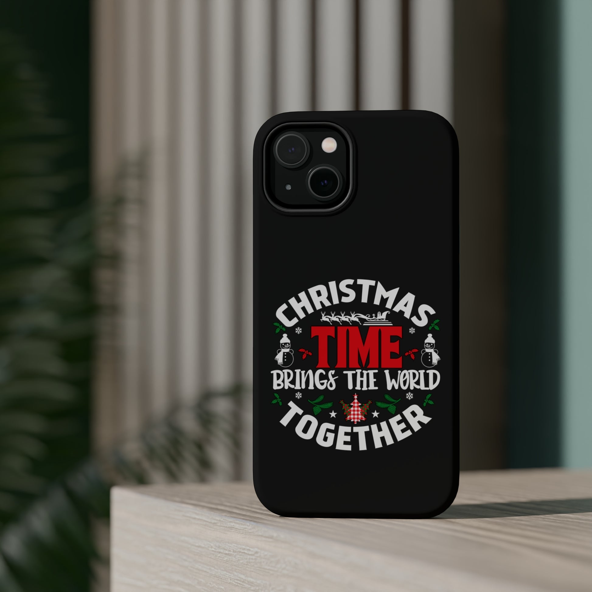 Christmas time Brings The World Together - MagSafe Tough Case