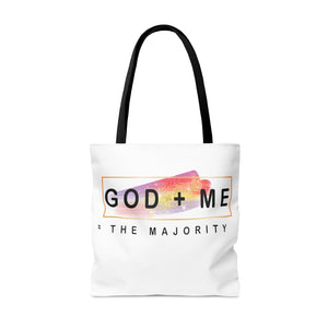 God plus me the majority - Tote Bag