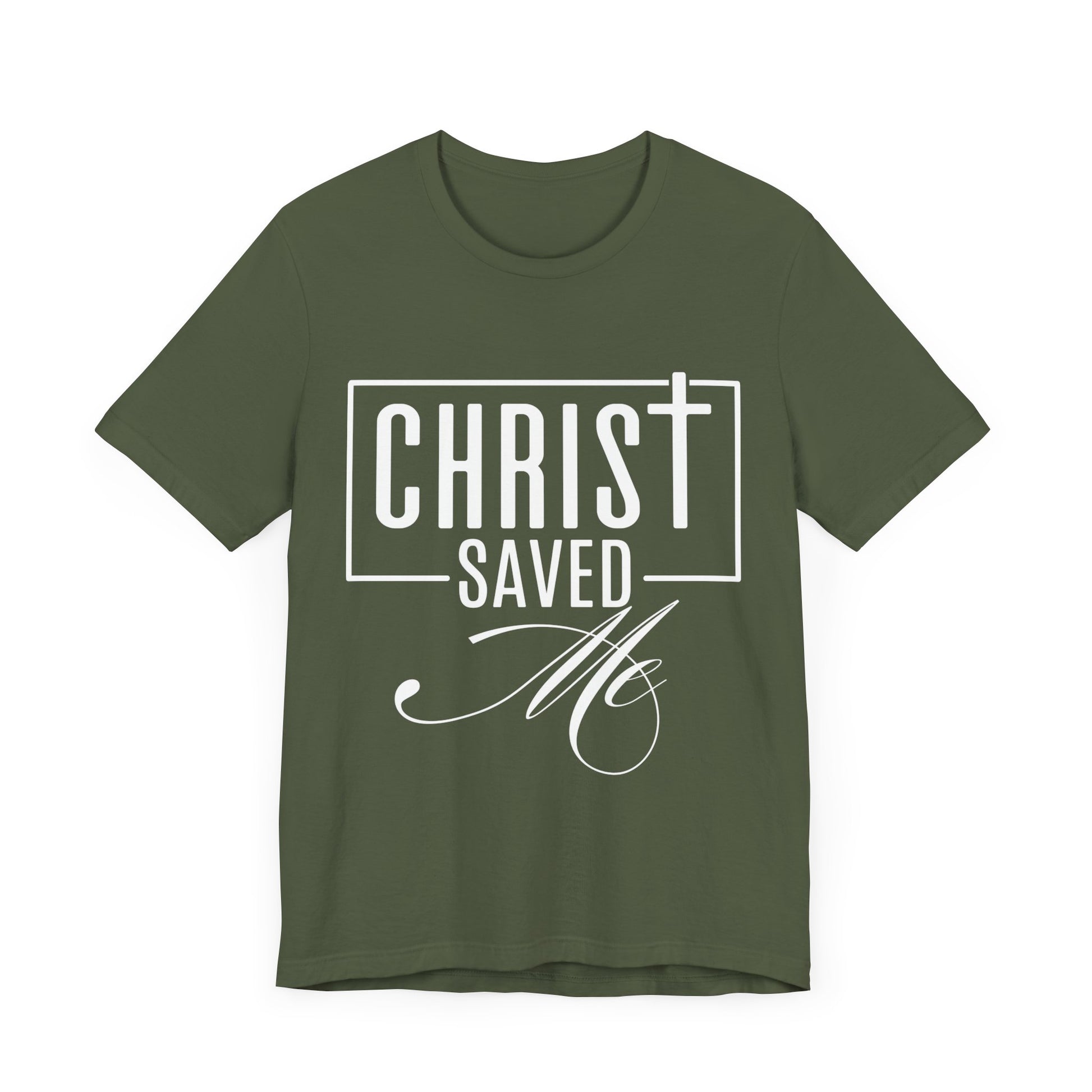 Christ Saved Me - Unisex Jersey Short Sleeve Tee