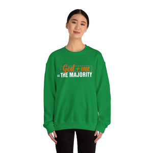 God plus me the majority - Crewneck Sweatshirt