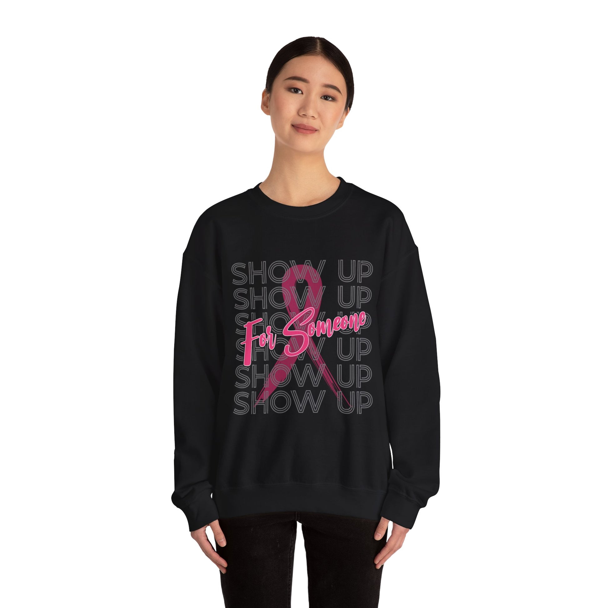 Show Up For Someone - Unisex Heavy Blend™ Crewneck Sweatshirt