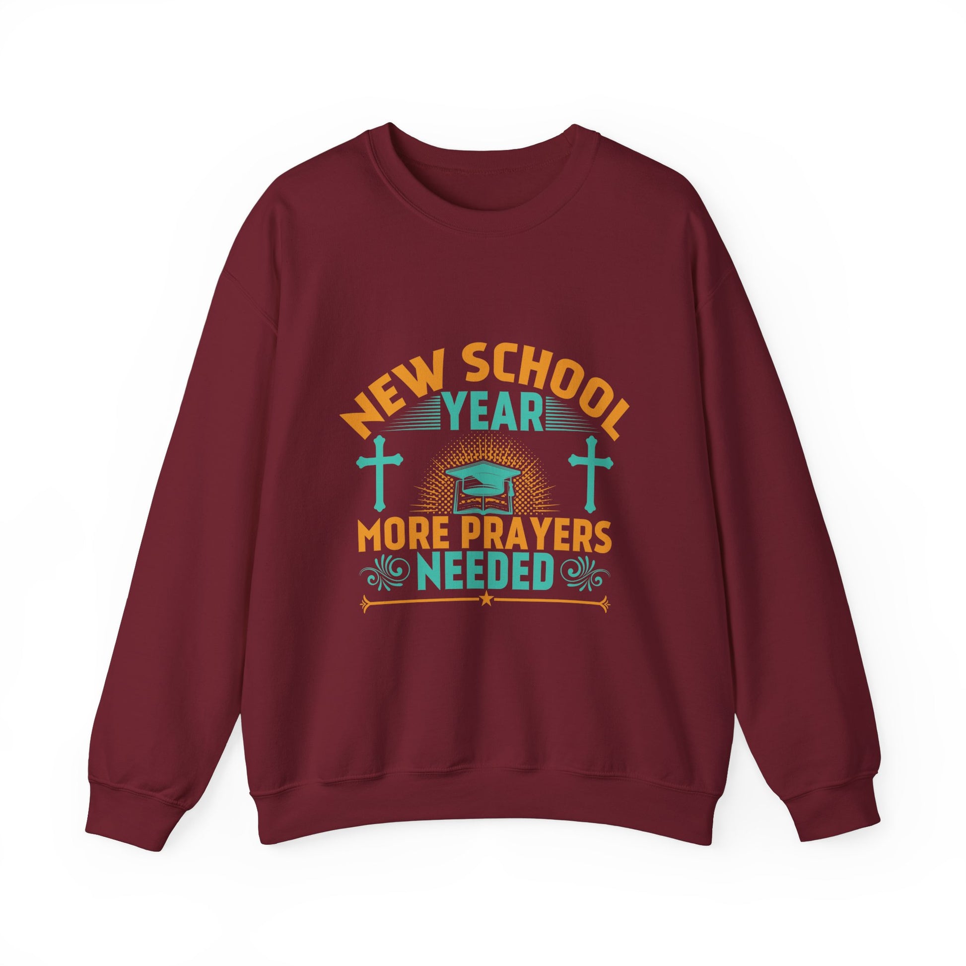 New School Year, More Prayer Needed - Unisex Heavy Blend™ Crewneck Sweatshirt