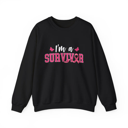 I'm a Survivor - Unisex Heavy Blend™ Crewneck Sweatshirt