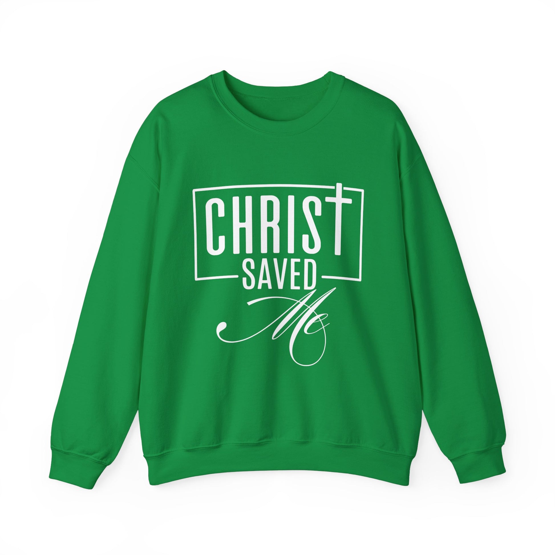 Christ Saved Me - Unisex Heavy Blend™ Crewneck Sweatshirt