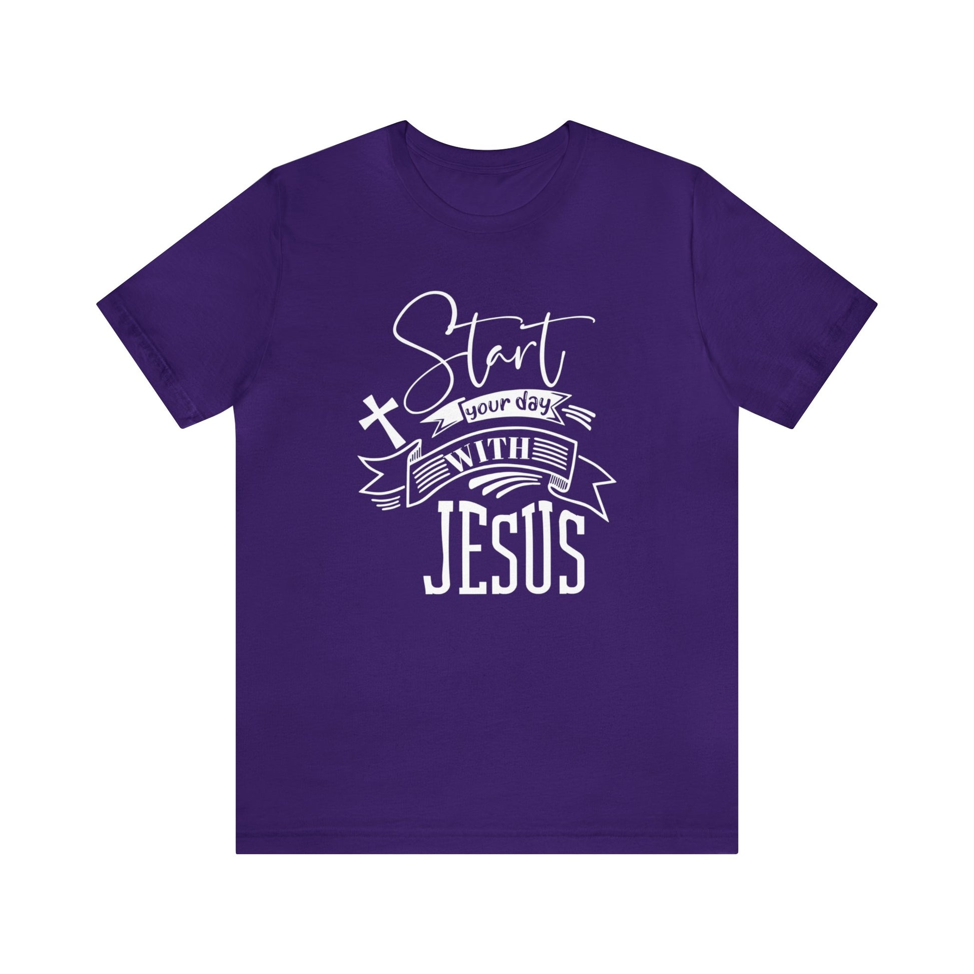 Start your day with Jesus - Unisex Tee