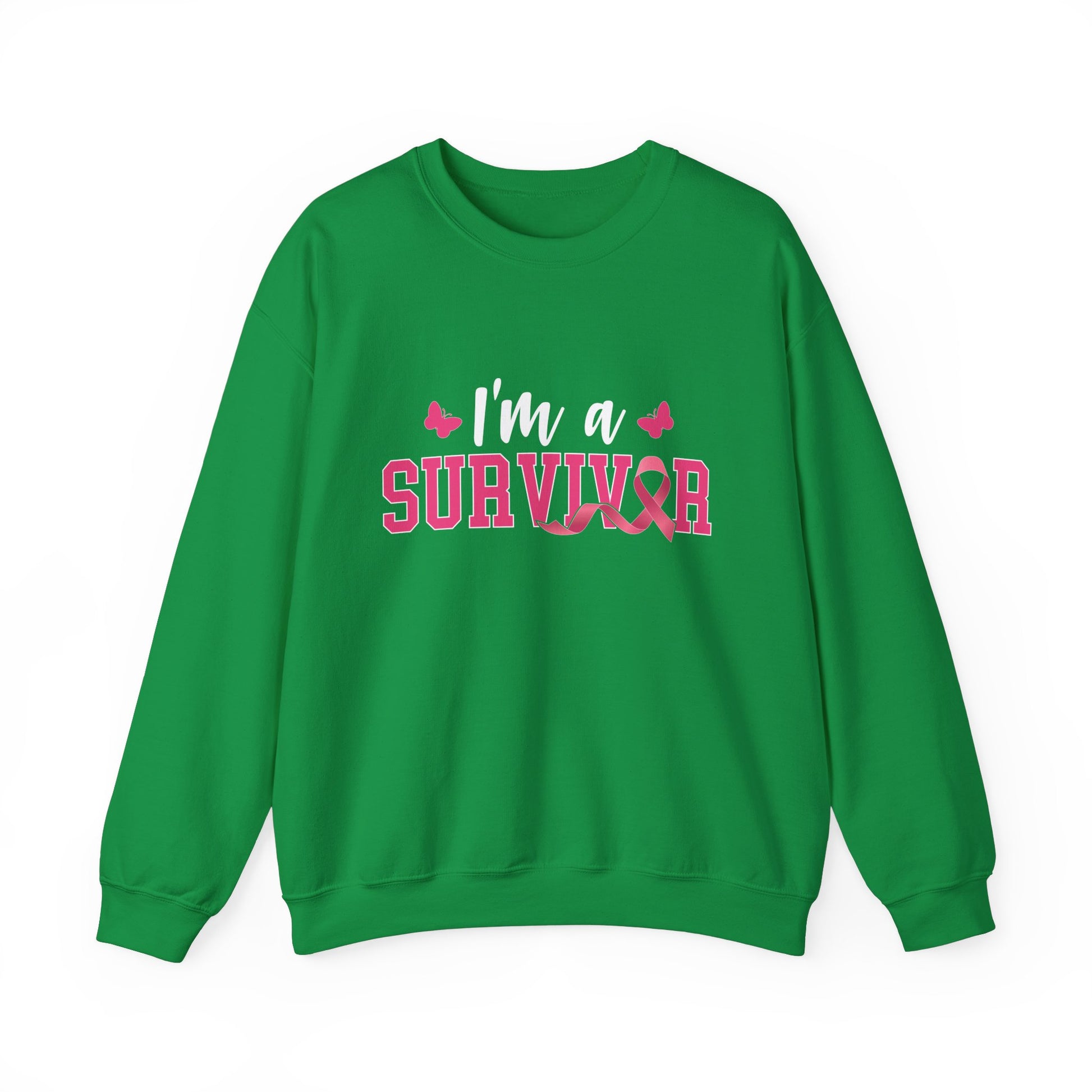 I'm a Survivor - Unisex Heavy Blend™ Crewneck Sweatshirt