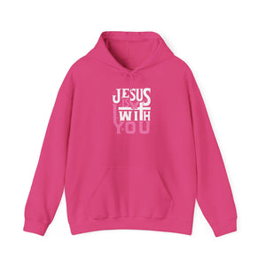 Jesus Is With You - Unisex Heavy Blend™ Hooded Sweatshirt