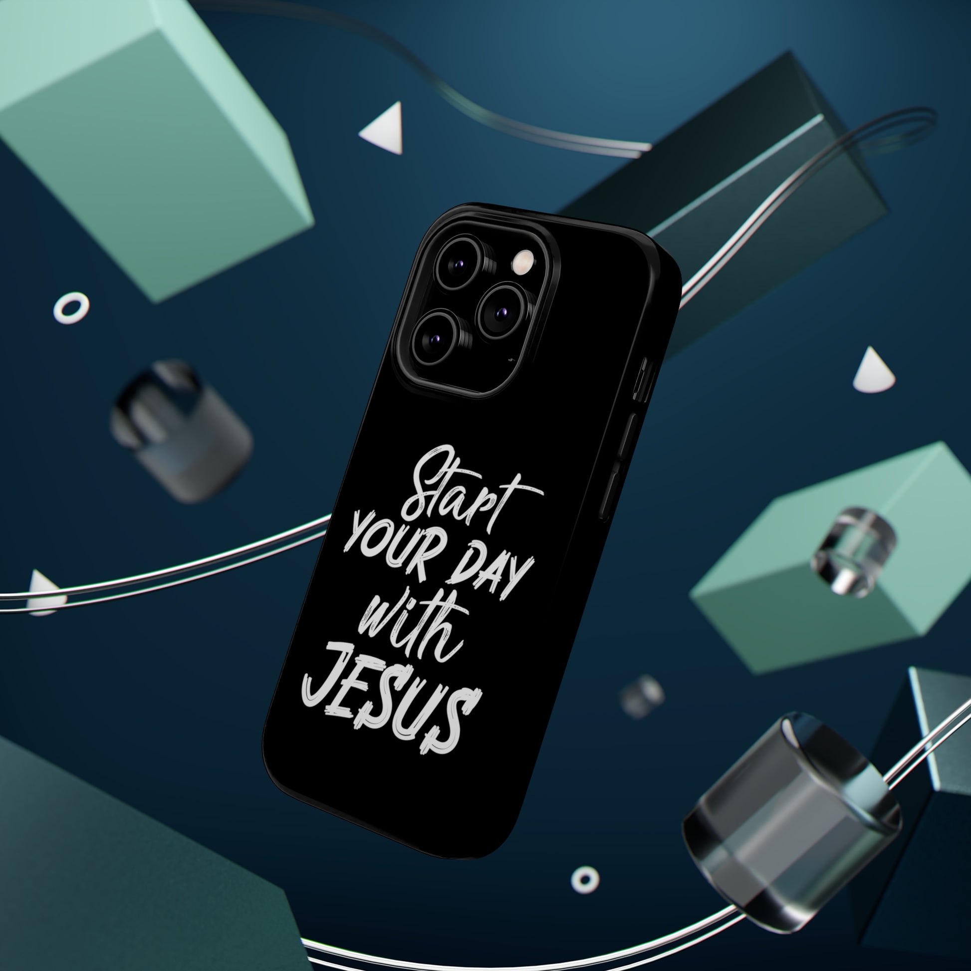 Start your day with Jesus - MagSafe Tough Case