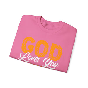 God Loves You, He'll Give Wisdom To Pass Your Classes - Unisex Heavy Blend™ Crewneck Sweatshirt