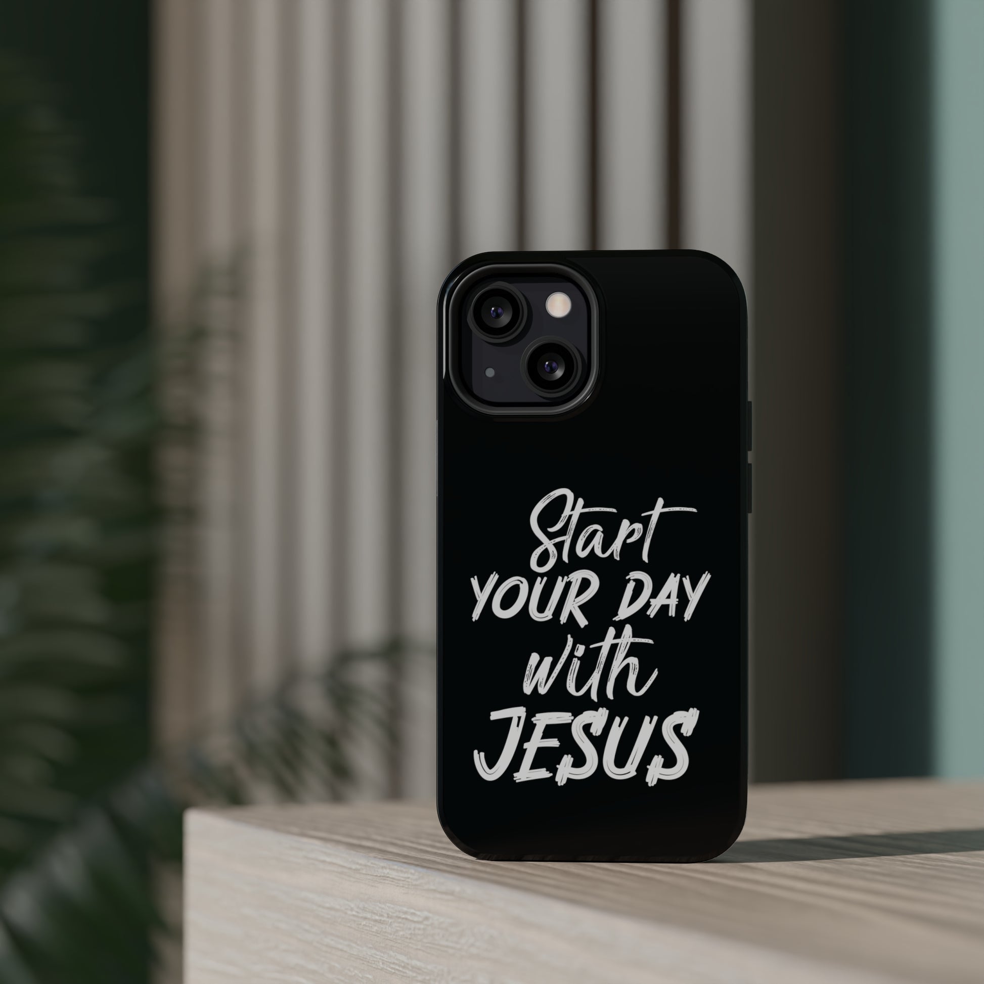 Start your day with Jesus - MagSafe Tough Case