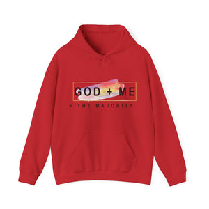 God plus me the majority - Unisex Hoodie