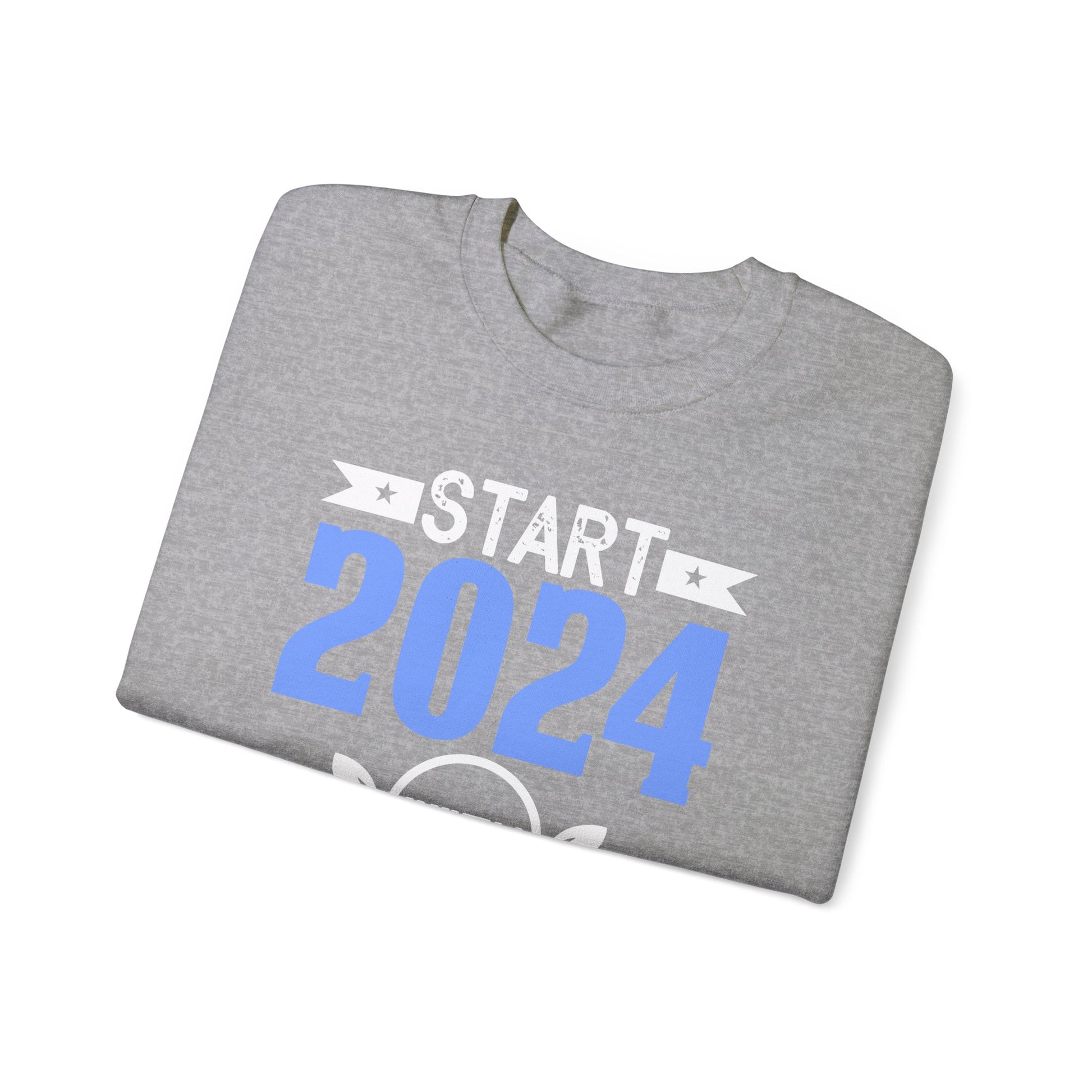 Start 2024 With Jesus - Crewneck Sweatshirt