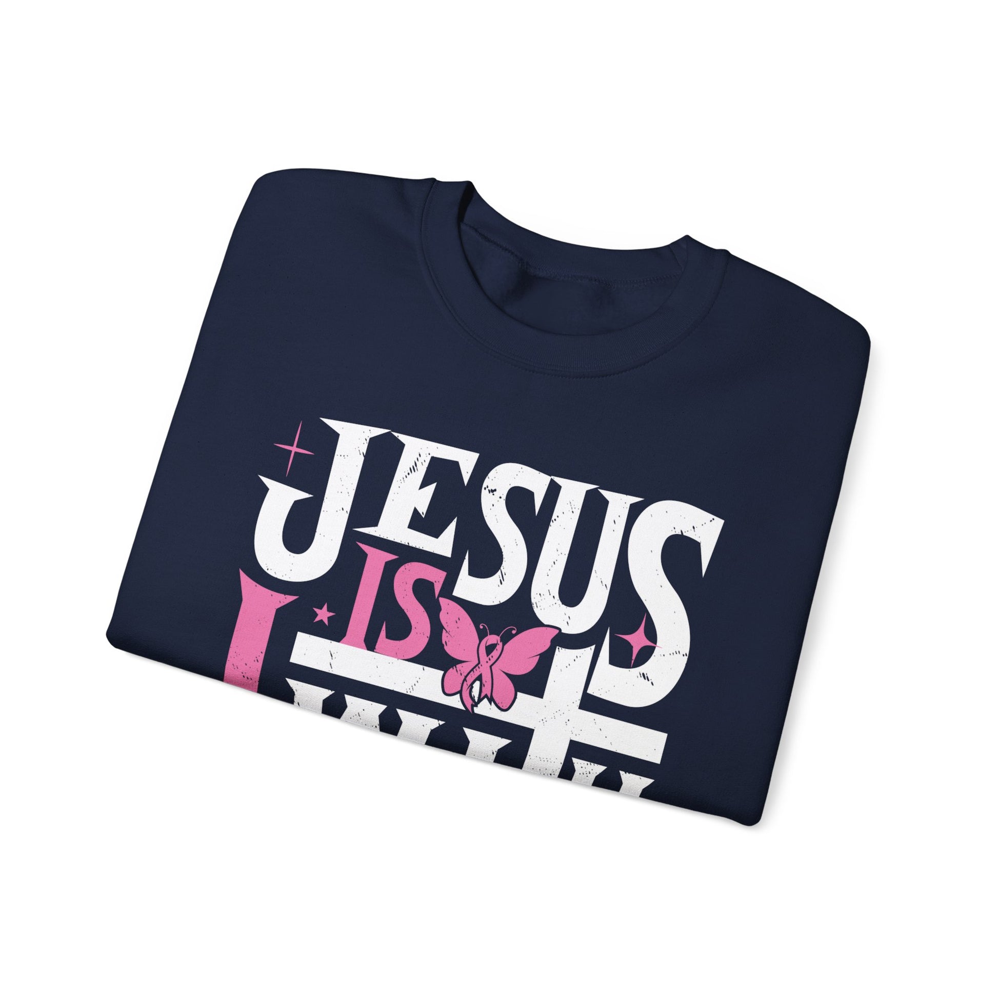 Jesus is With You - Unisex Heavy Blend™ Crewneck Sweatshirt