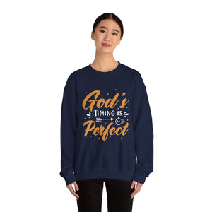 God's Timing Is Perfect - Crewneck Sweatshirt