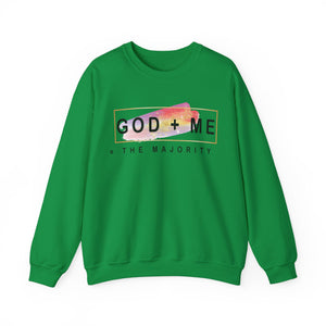 God plus me the majority - Crewneck Sweatshirt