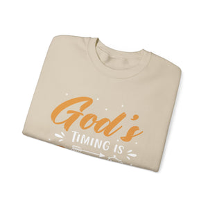 God's Timing Is Perfect - Crewneck Sweatshirt