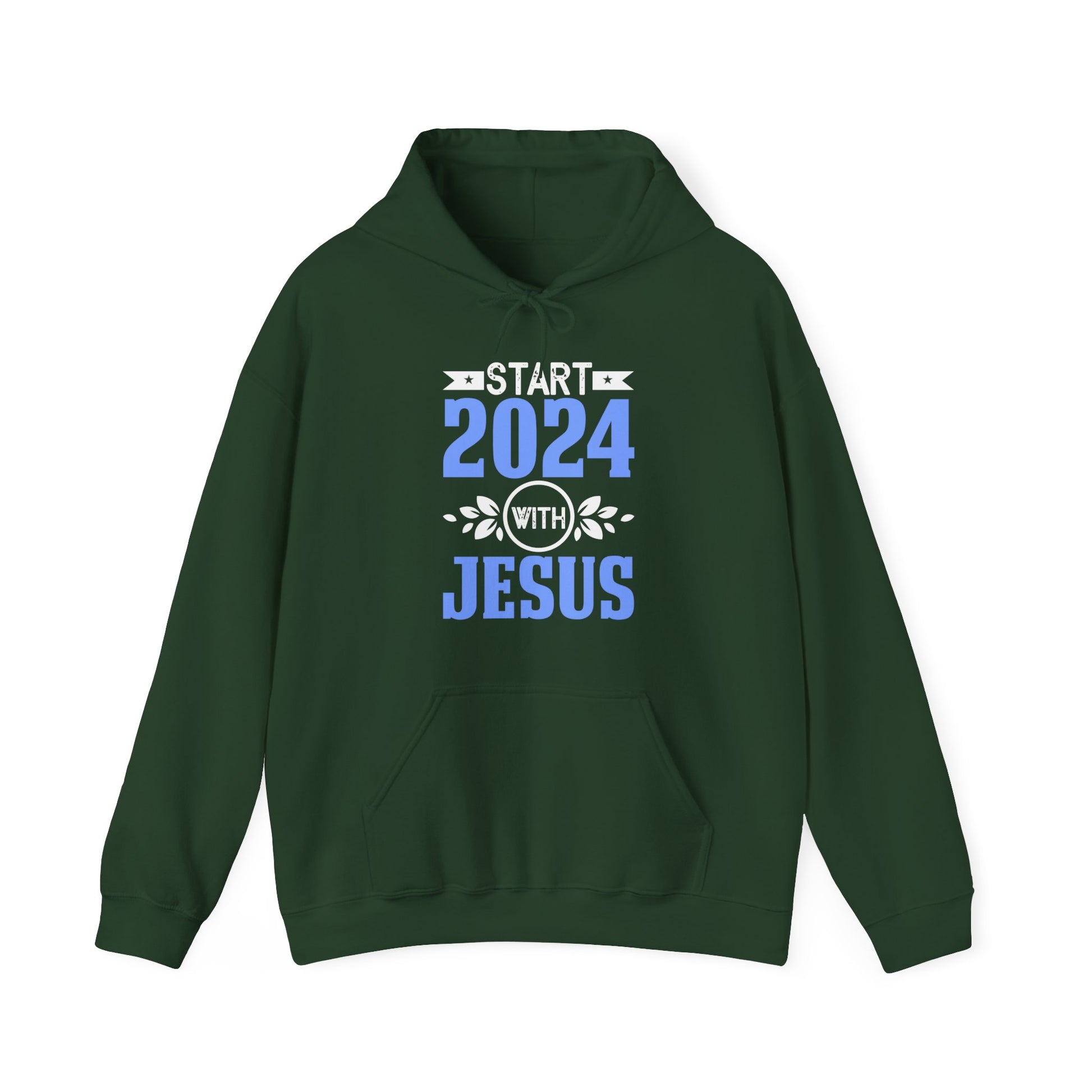 Start 2024 With Jesus - Unisex Hoodie