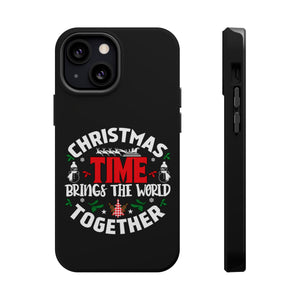 Christmas time Brings The World Together - MagSafe Tough Case