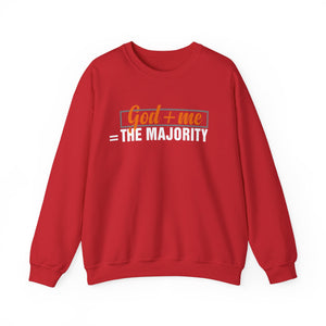 God plus me the majority - Crewneck Sweatshirt