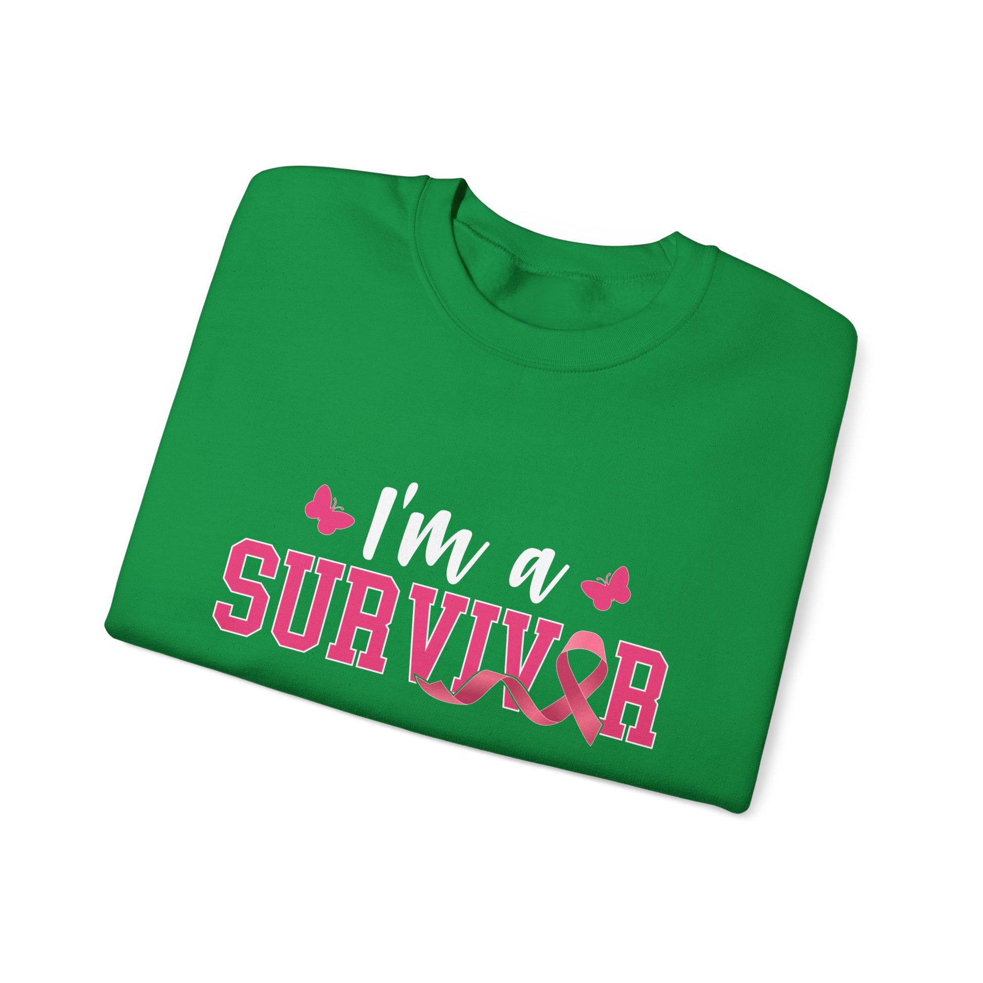 I'm a Survivor - Unisex Heavy Blend™ Crewneck Sweatshirt