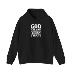 God Will Make A Way Throughout The School Year - Unisex Heavy Blend™ Hooded Sweatshirt