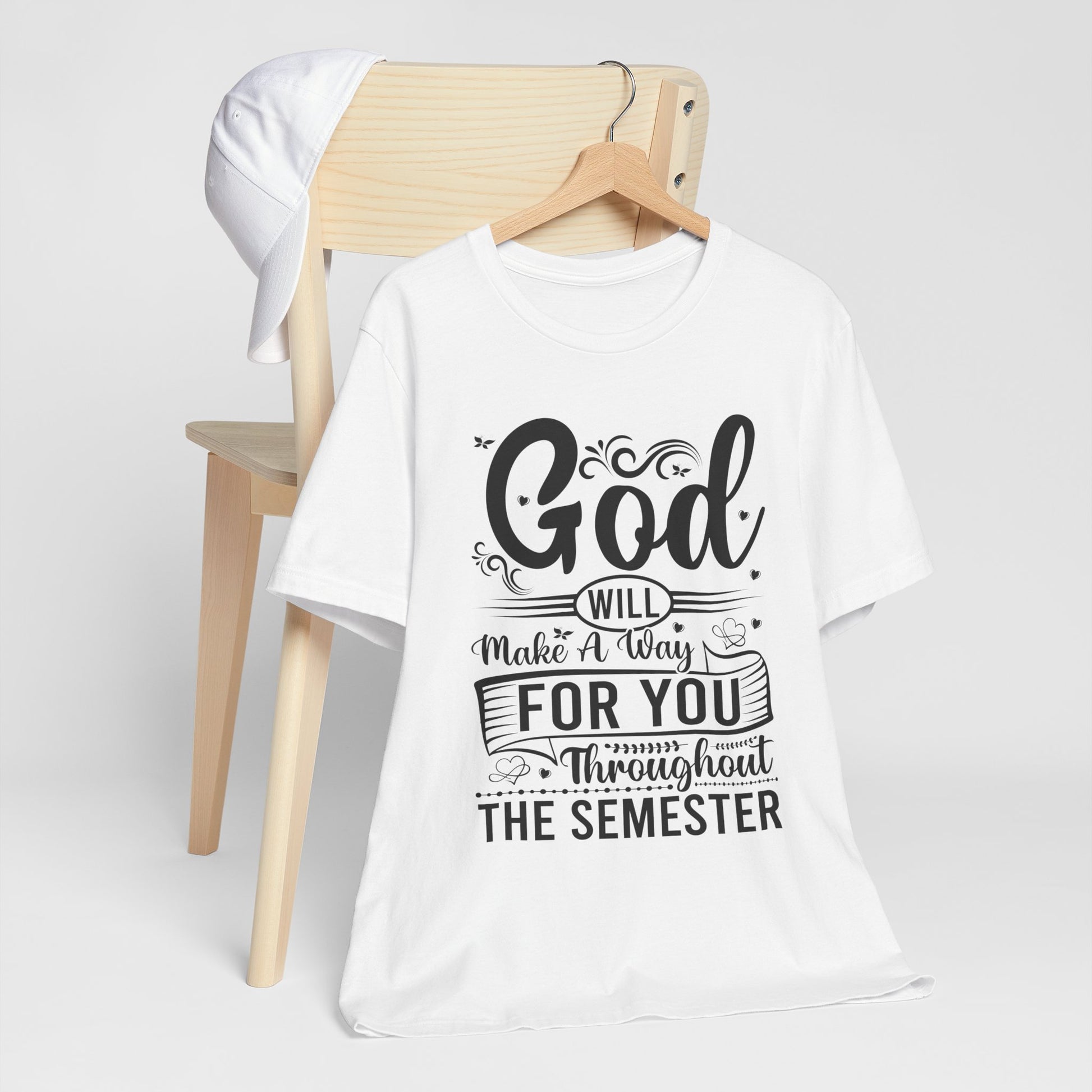 God Will Make A Way Throughout The School Semester - Unisex Jersey Short Sleeve Tee