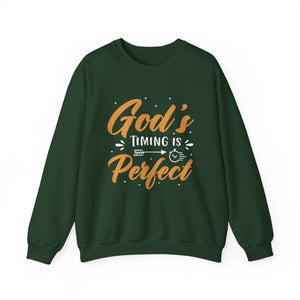 God's Timing Is Perfect - Crewneck Sweatshirt